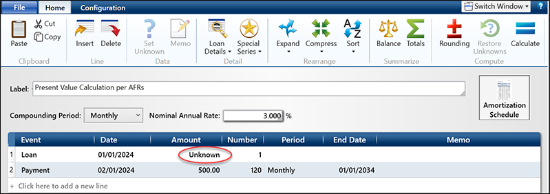 Blog-Imputed Interest using the Applicable Federal Rates (AFRs)-TV6 Example 1